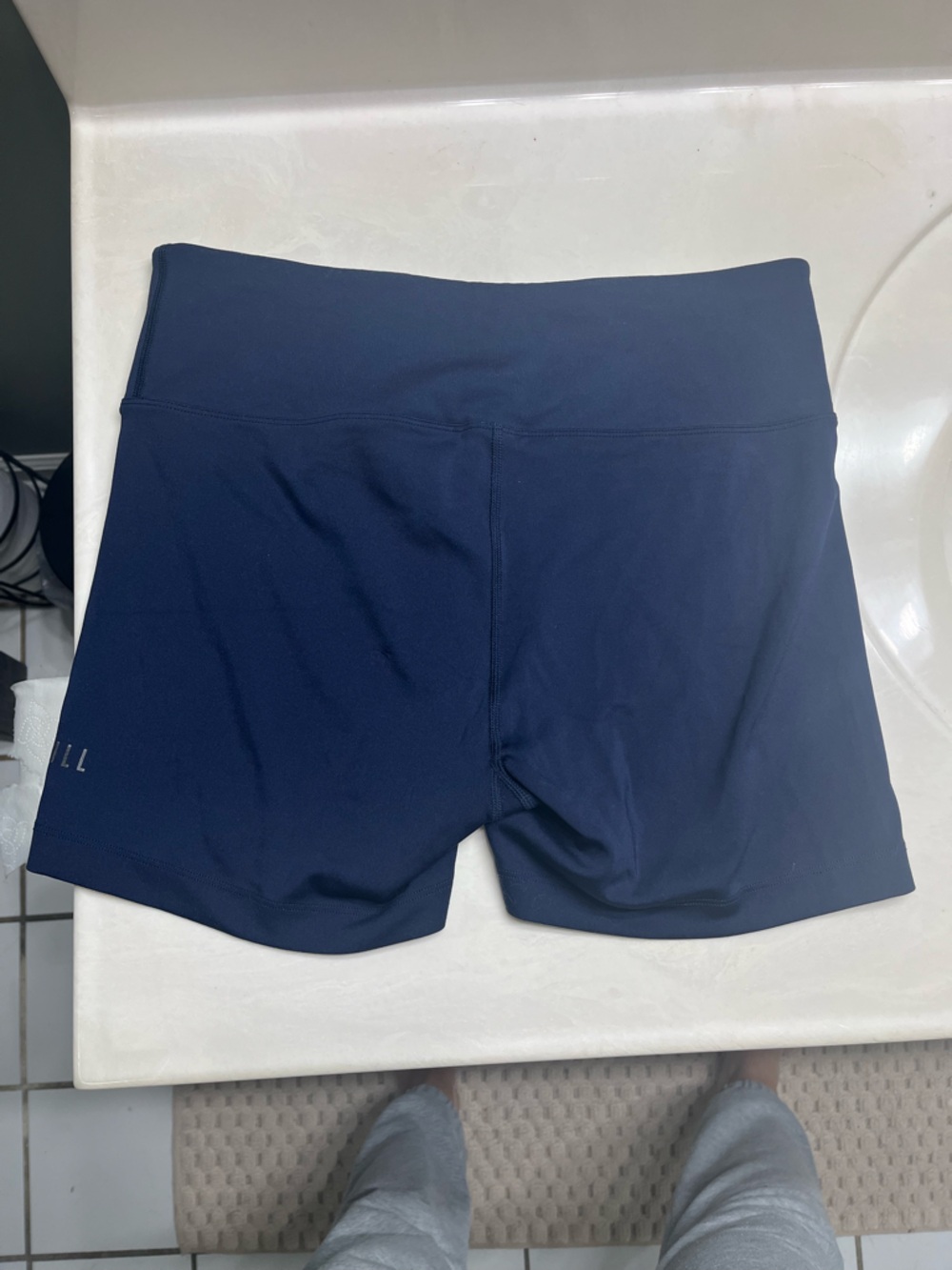 NOBULL Navy Blue Women's Training Shorts - Picture 2 of 7